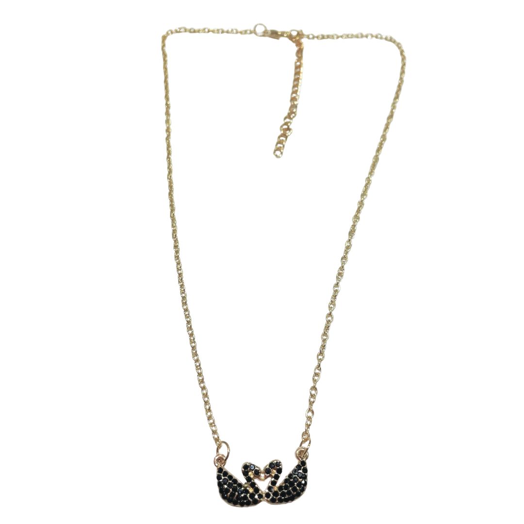 Latest Black Swan Pendant Design Necklace siaonelinestore