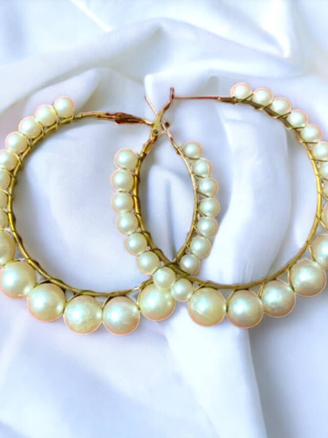 hoop earrings