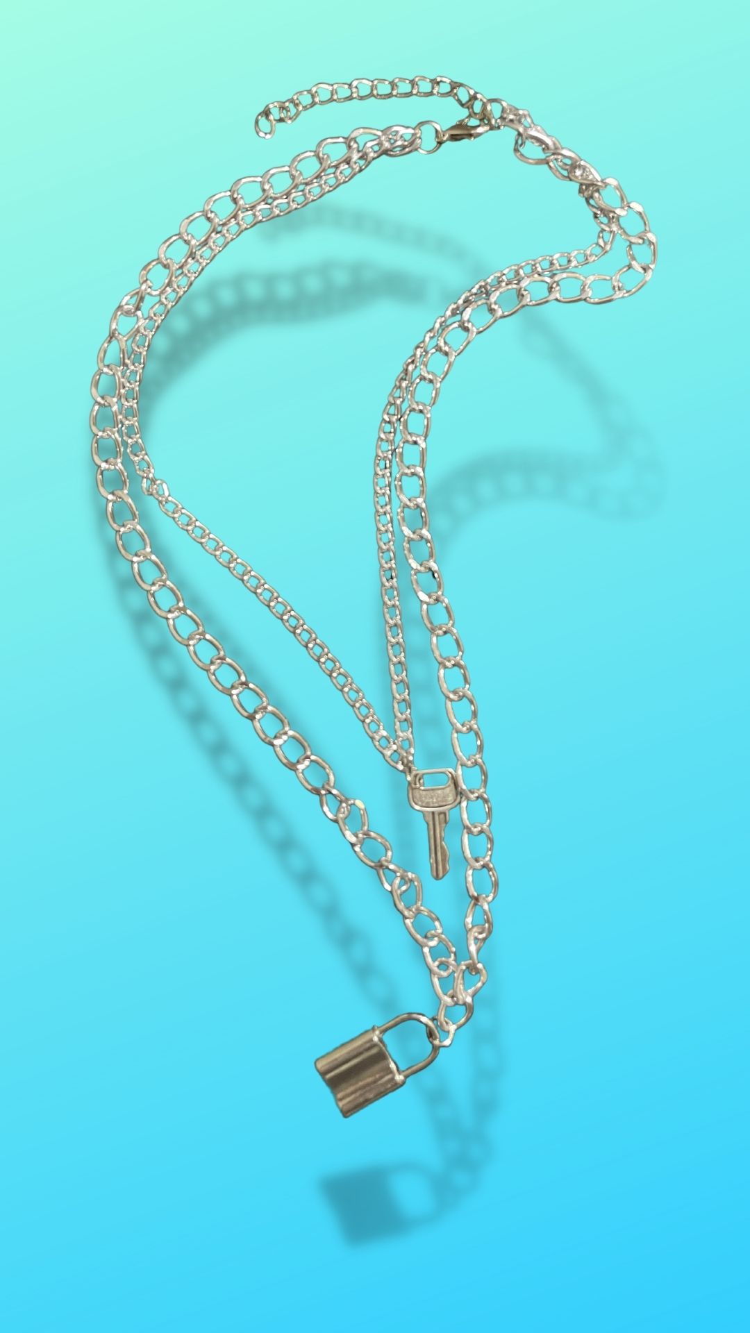 Amazing Lock and Key Pendant Necklace Design siaonelinestore