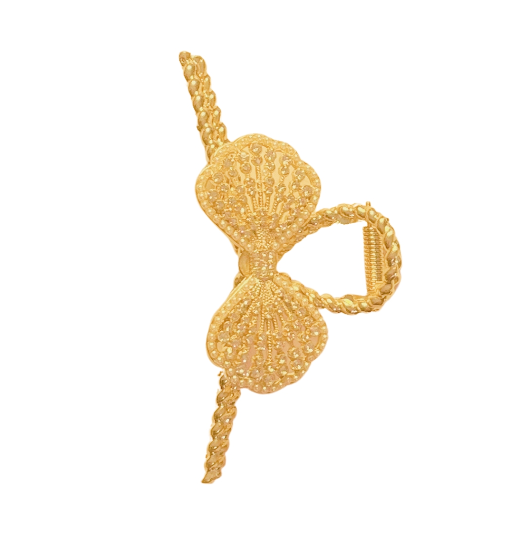 Golden Rhinestone Hair Clutcher Golden Rhinestone Hair Clutcher