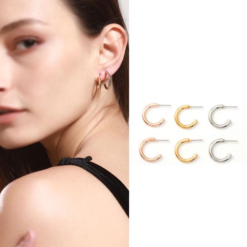 9 pairs mixed metal earrings 9 pairs mixed metal earrings