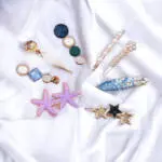 Korean starfish hair clips set