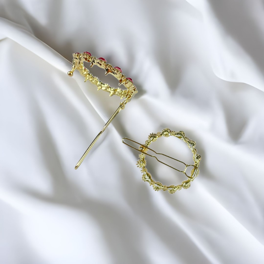 Crystal Hair Clip Set Crystal Hair Clip Set