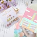 Pastel Stud Earrings Set Pastel Stud Earrings Set