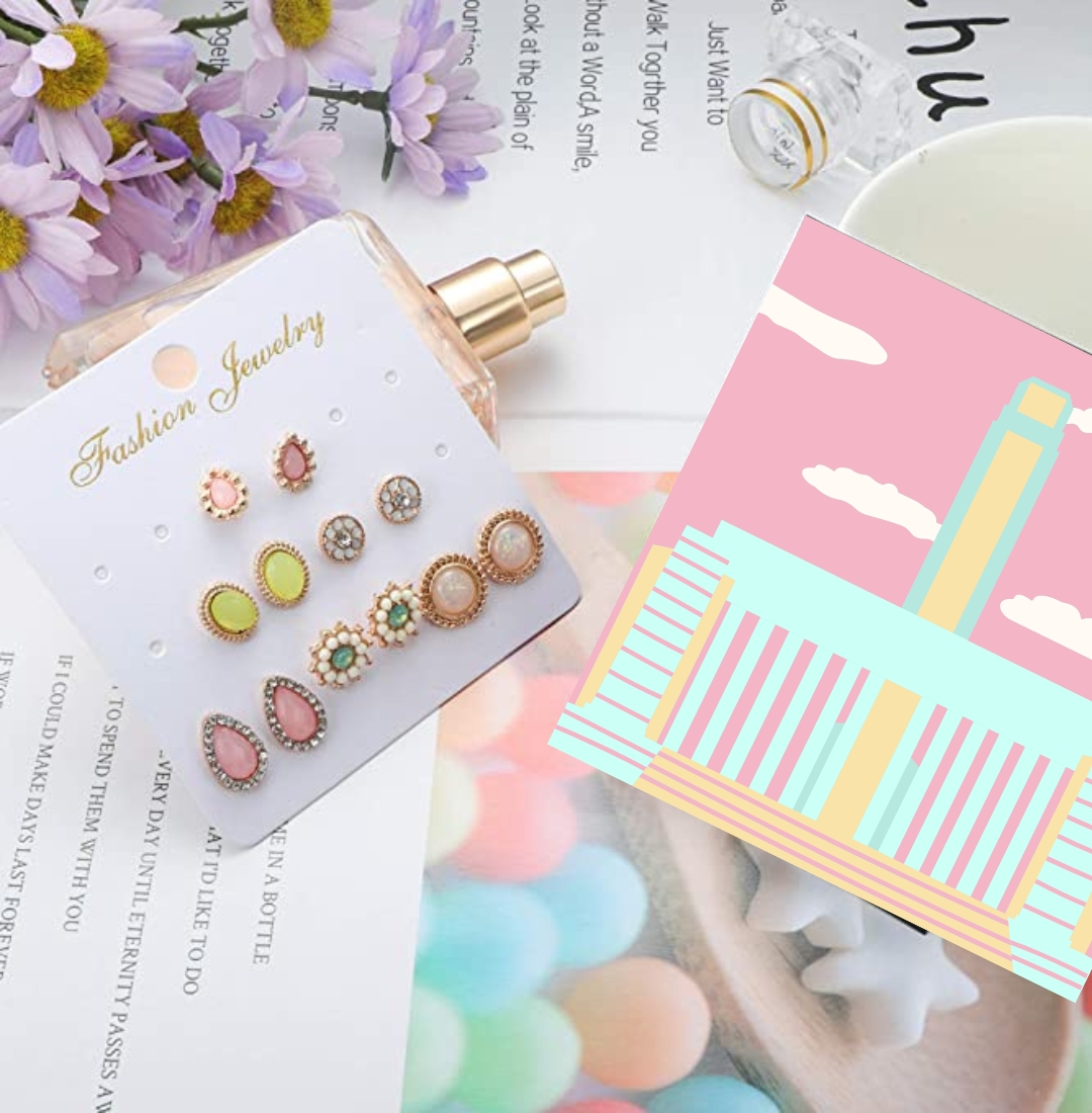 Pastel Stud Earrings Set Pastel Stud Earrings Set