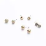 assorted 12 pair stud earrings set assorted 12 pair stud earrings set