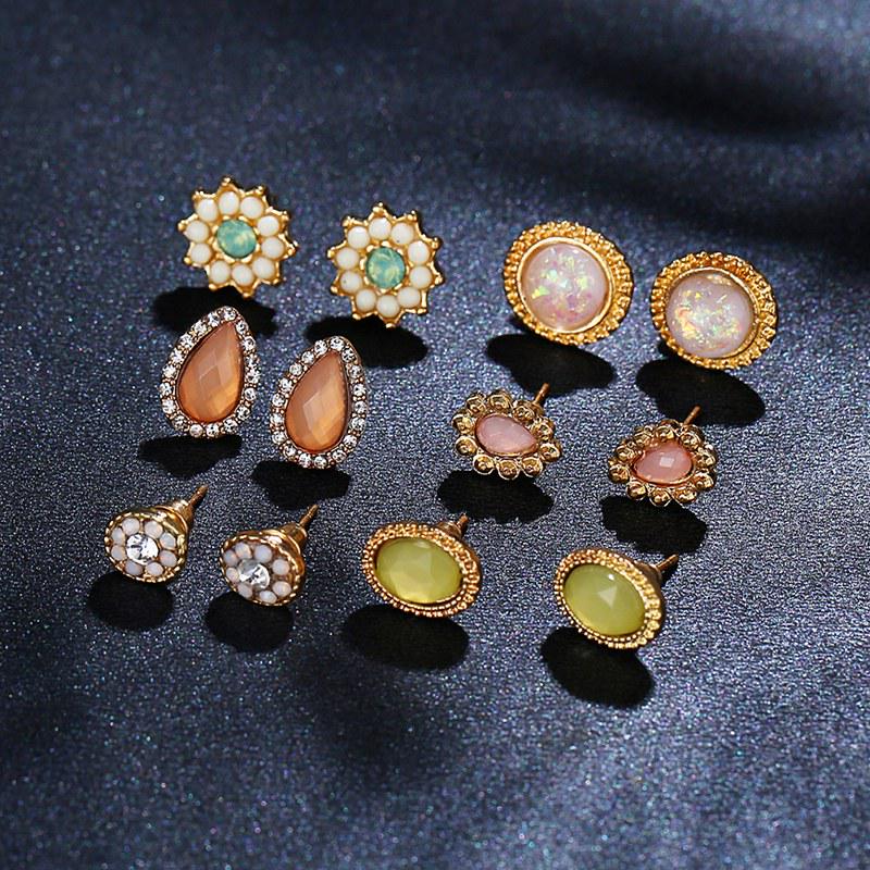 Pastel Stud Earrings Set Pastel Stud Earrings Set