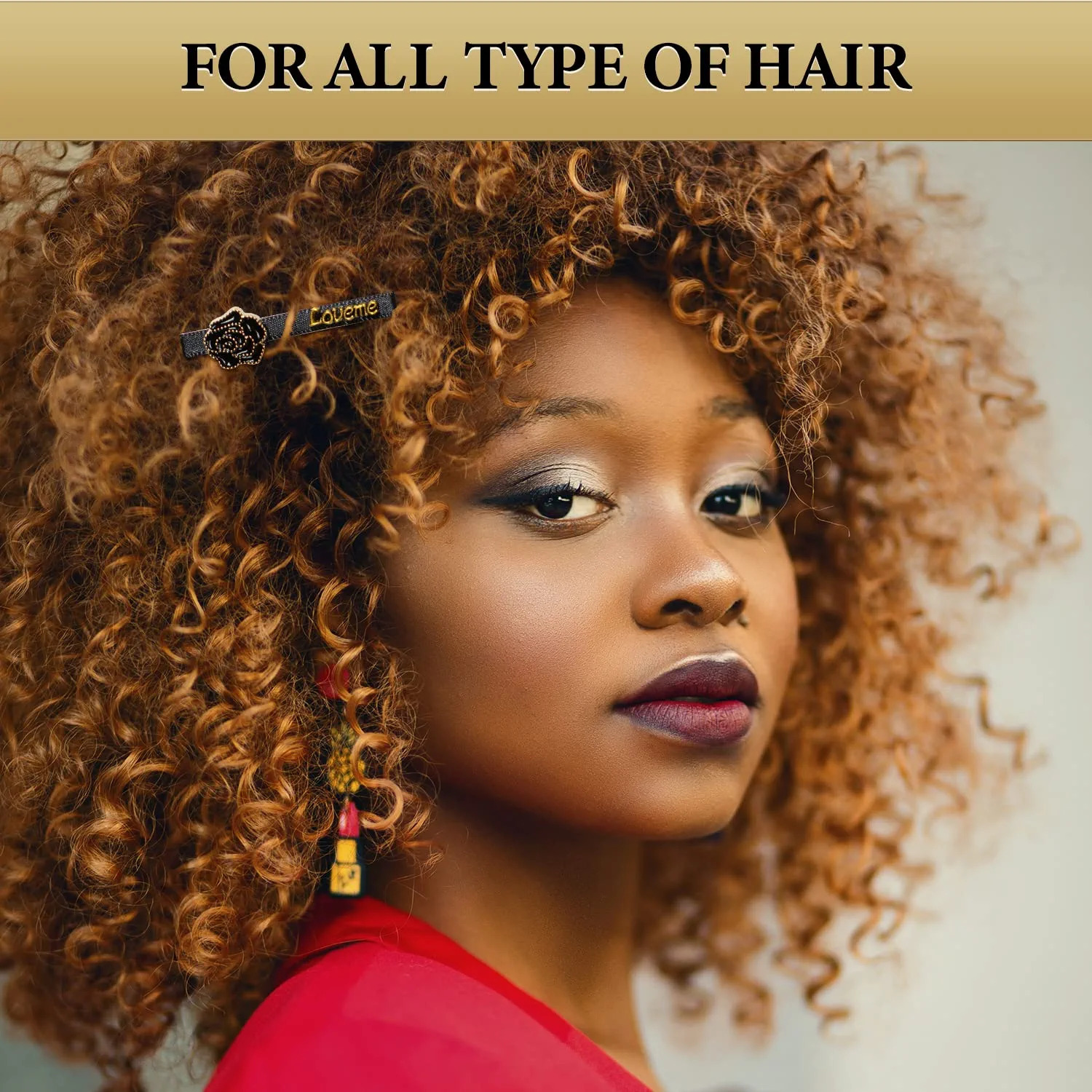 Korean flower hair clips set