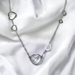 silver heart necklace