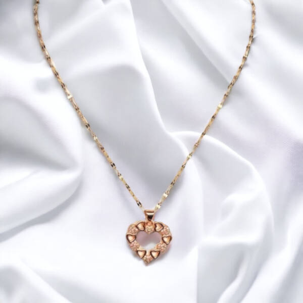 Rose Gold Heart Necklace