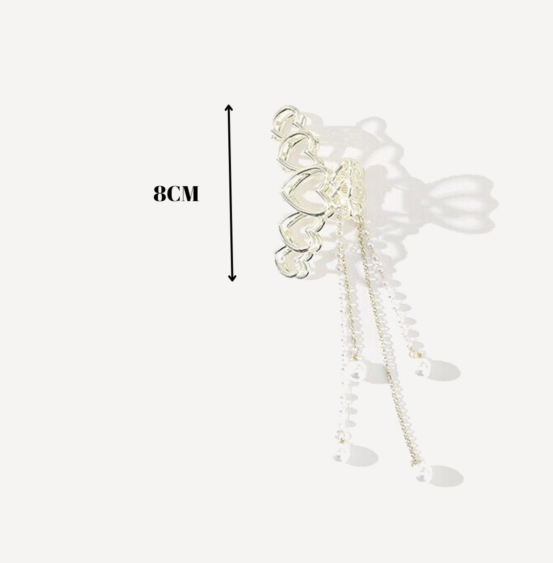 pearl tassel hair clutcher pearl tassel hair clutcher