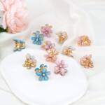 Colorful Flower Hair Clips