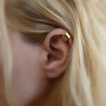 gold plated ear cuffs