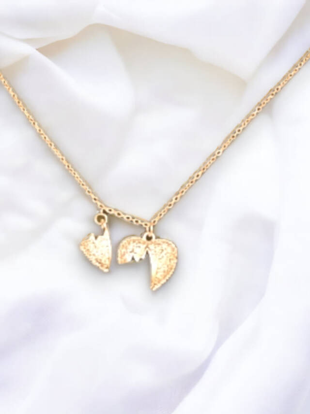 heart puzzle necklace