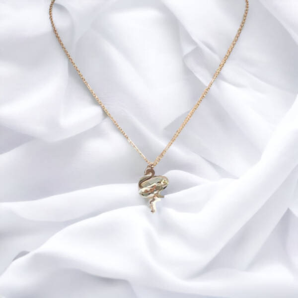 crystal swan necklace