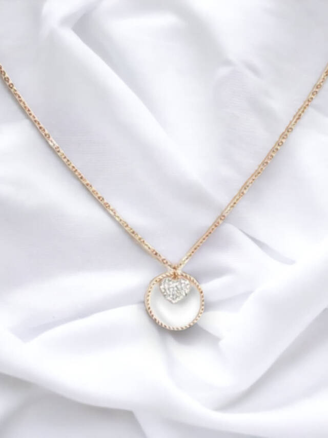 heart ring necklace