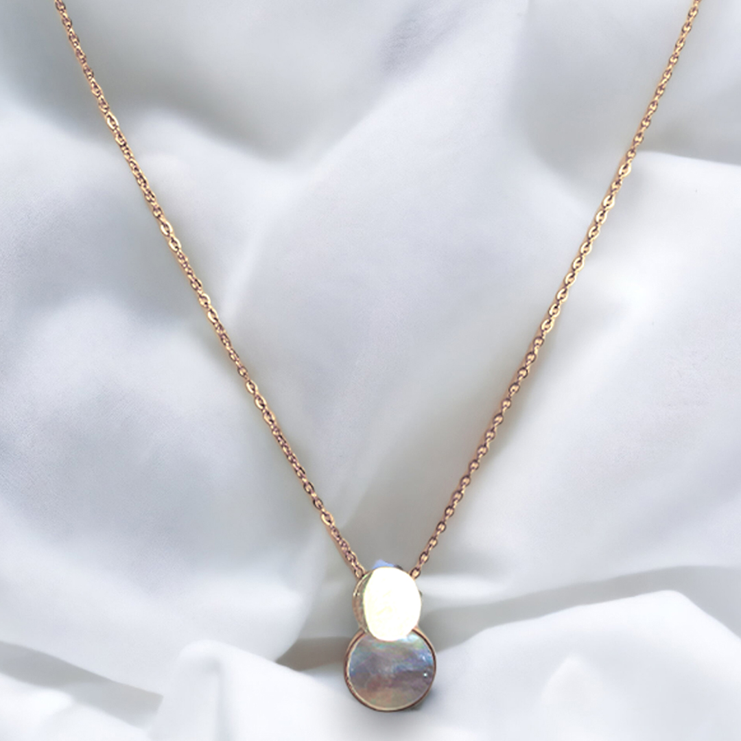 6 coin shaped pendant