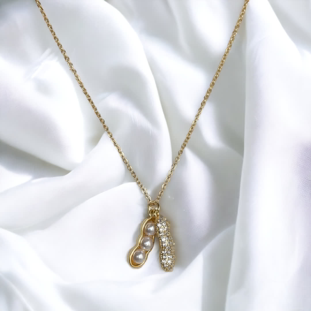 New-Neclaces - 2-PhotoRoom Bean-shaped Pendant