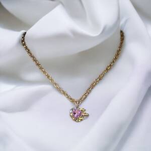 Enchanting Purple Heart Necklace