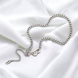 silver b chain necklace