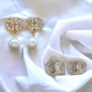 Pearl and Stud Earring Combo