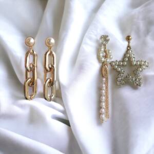 Celestial Chain Earrings Set