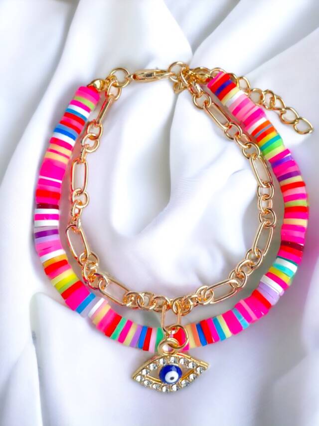 Evil eye bracelet