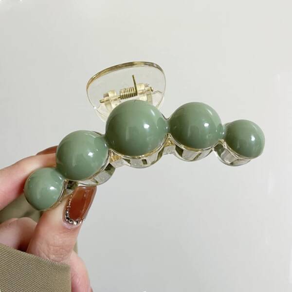 Green White Pearl Clutcher Set