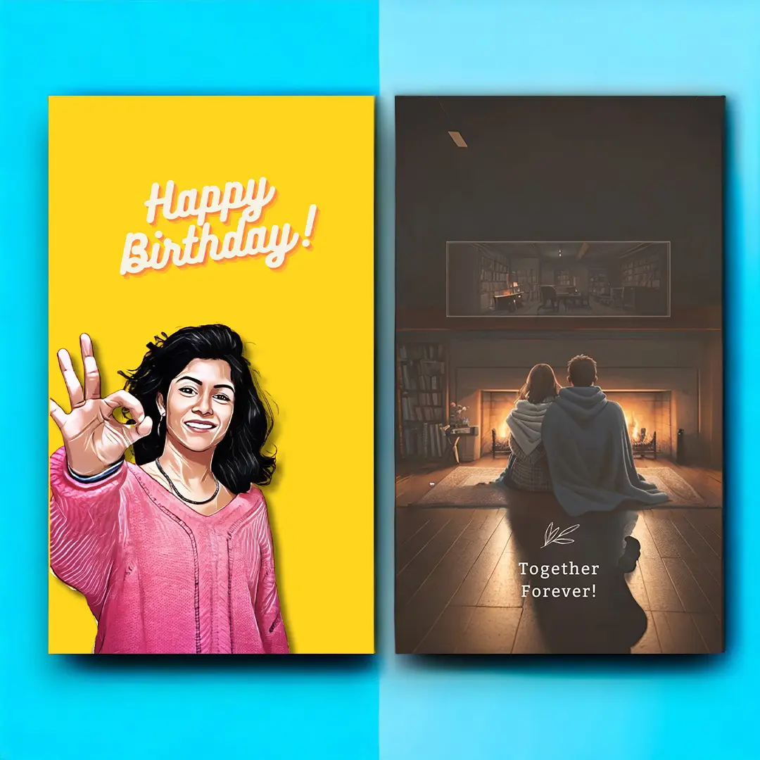 Front-Back-1 gift box for birthday