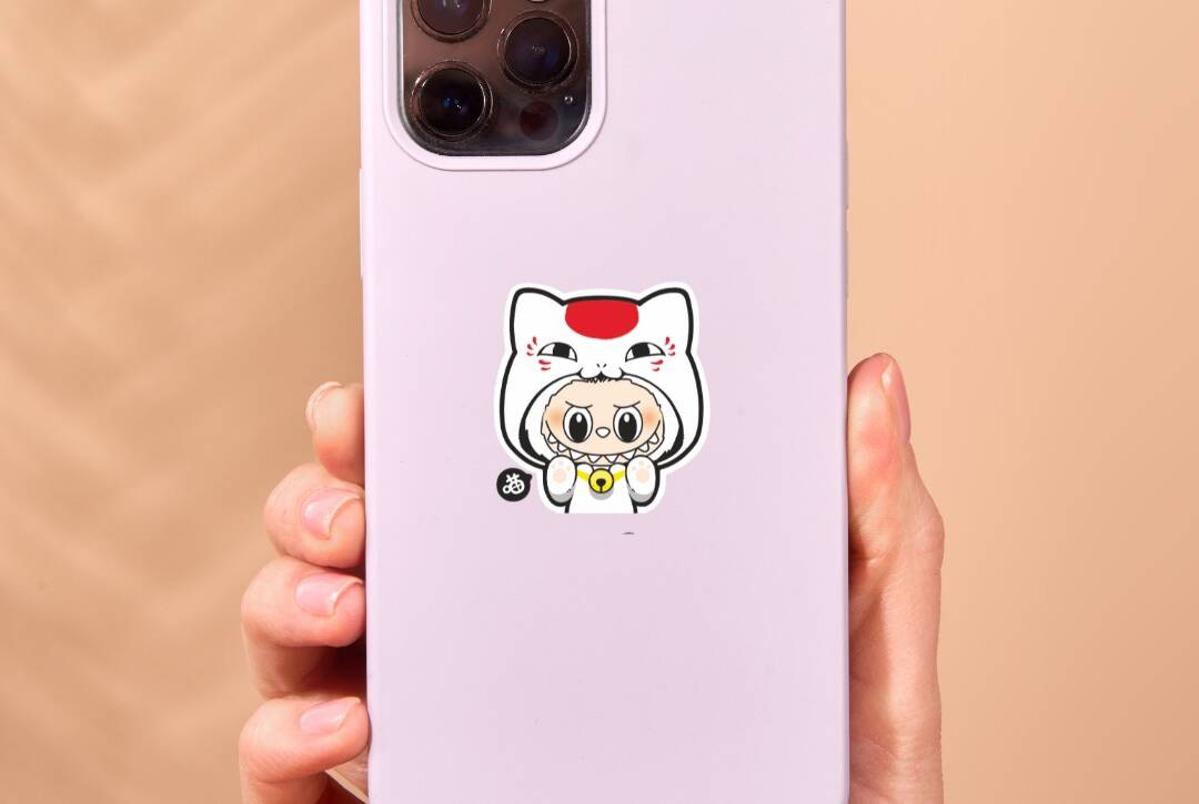 labubu uv dtf sticker