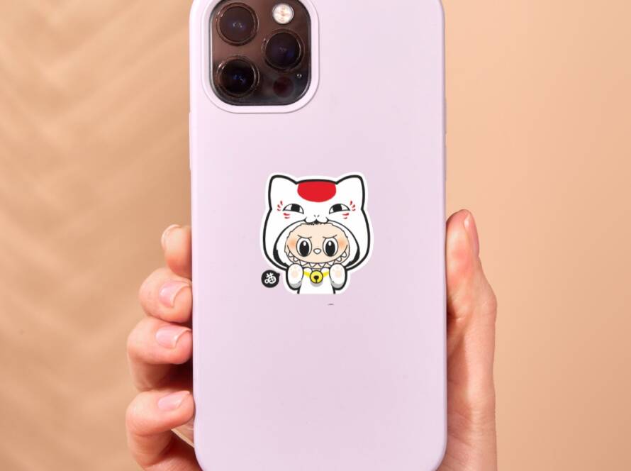 labubu uv dtf sticker