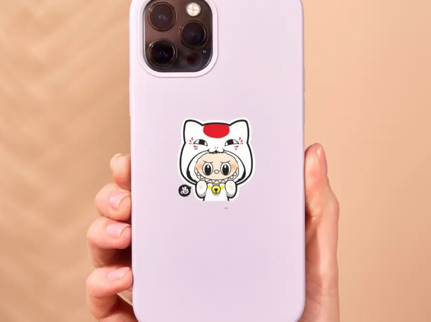 labubu uv dtf sticker