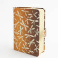 Brown and White Dragonfly Pattern
