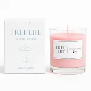glass candle