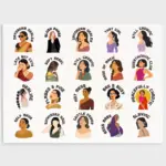 labubu stickers - 4 cute stickers