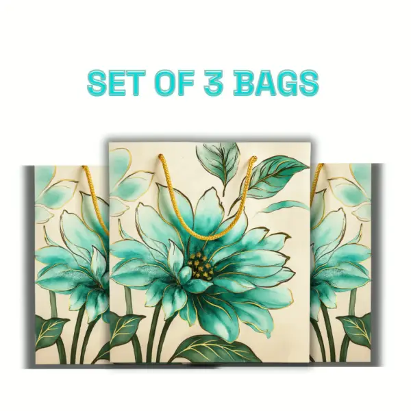 Green Petal Charm Bag