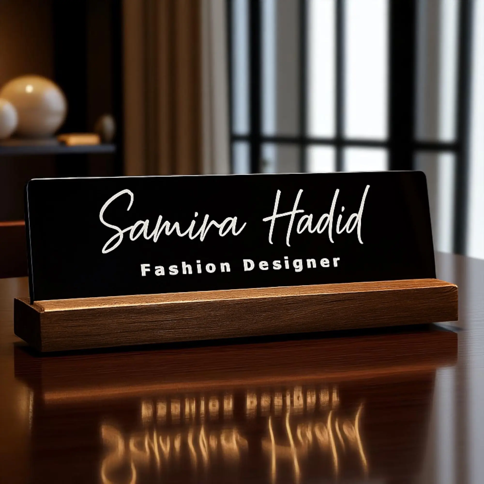 desk name plate